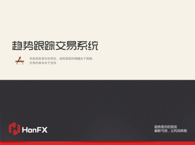 HonFX瀚汇国际之趋势跟踪交易系统指标_财富