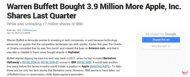 e投睿eToro:巴菲特除了买股苹果股票还有什么