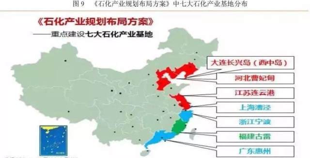 作为具备最大中国石油炼化产能的省份,山东省被排除在国家《石化产业