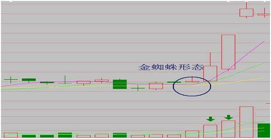 股票一旦出现“金蜘蛛”形态，二话不说满仓干，股价将起飞冲天！